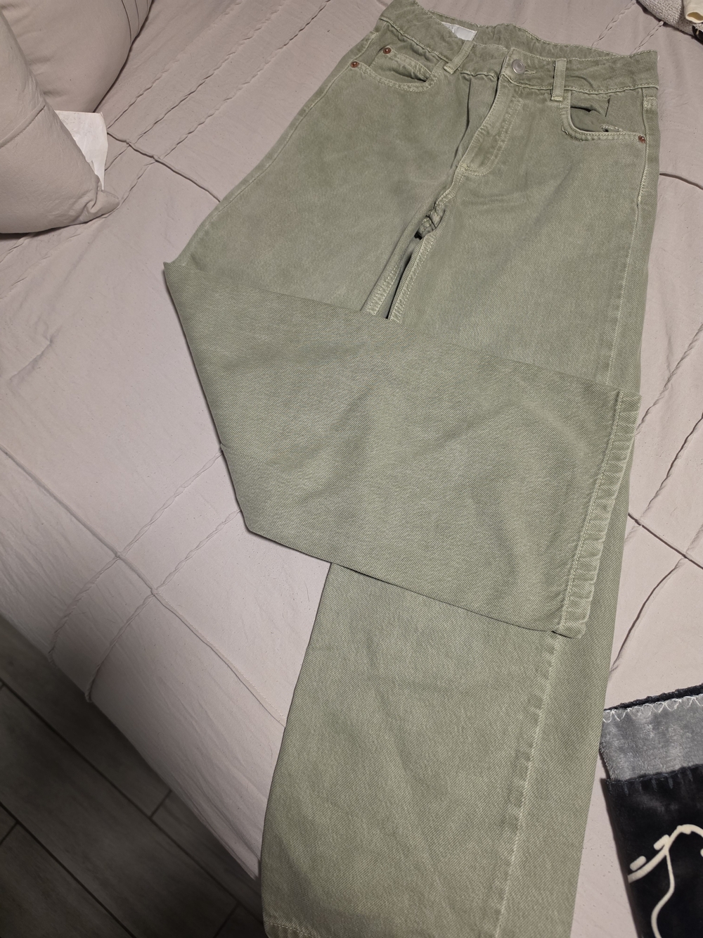 Zara Girl's Sage Green Pants